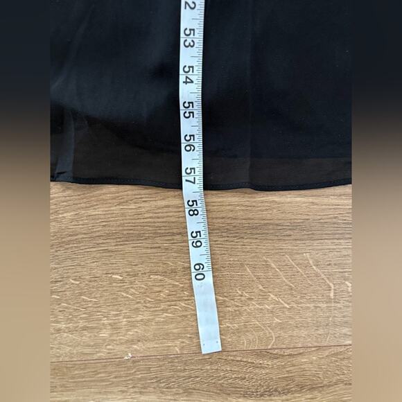 NWOT Lulus Prestigious Poise Black Backless Balloon Sleeve Maxi Dress Size XS - Picture 13 of 13